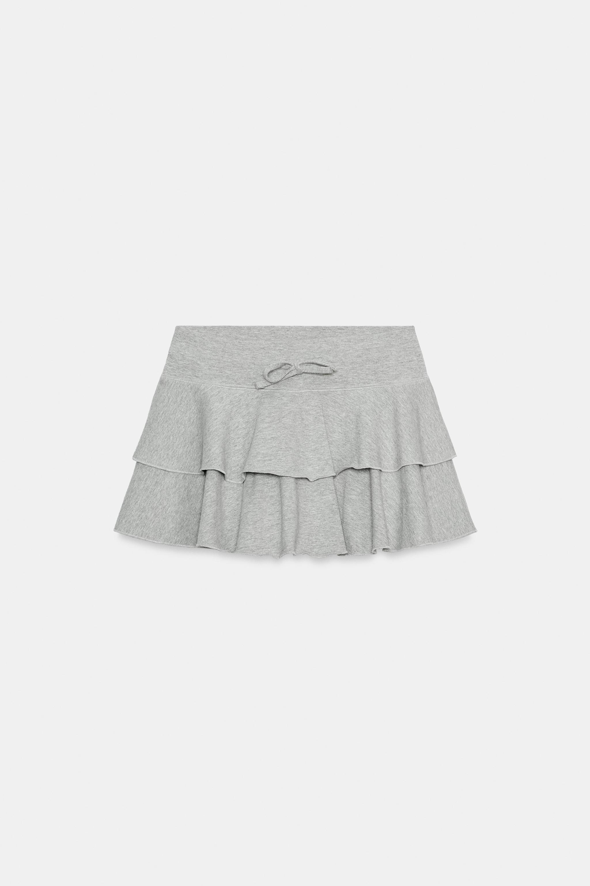RUFFLED MINI SKIRT